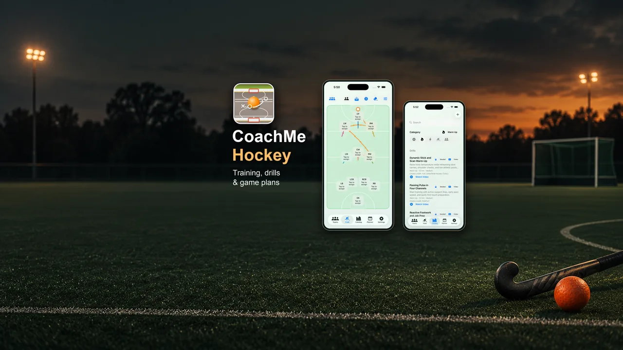 Coach Me Hockey app showcase