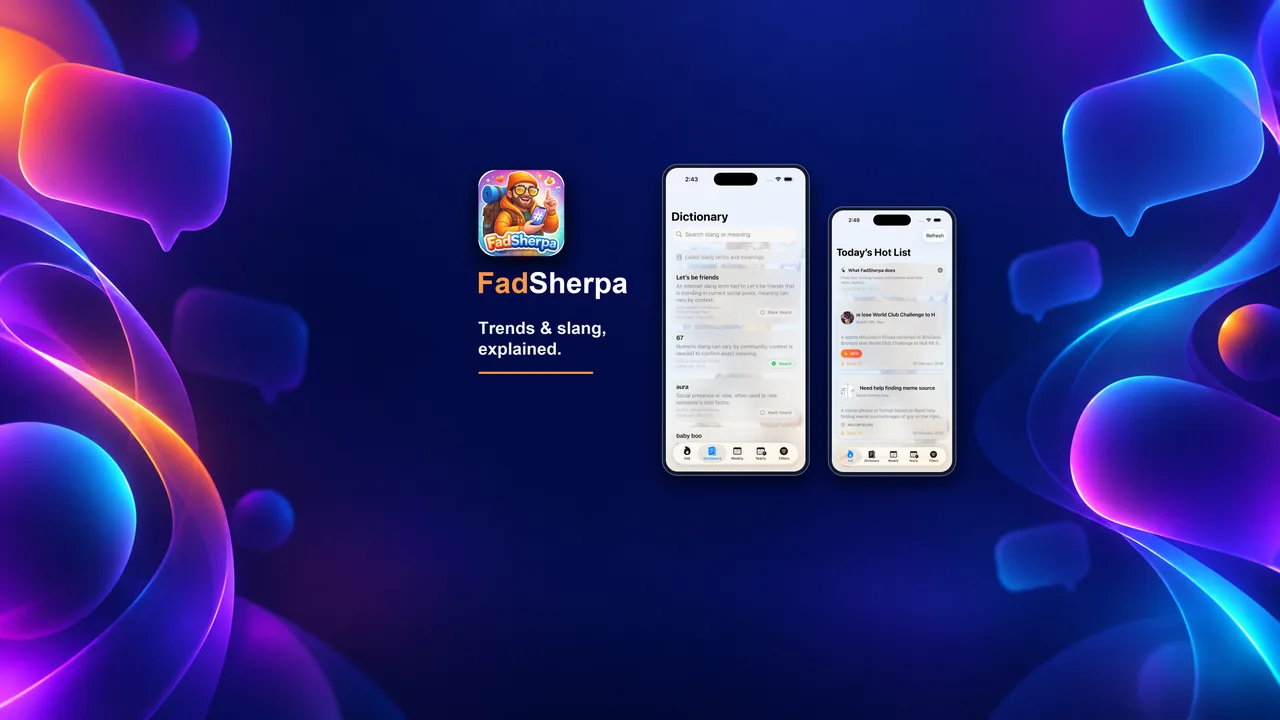 FadSherpa app showcase