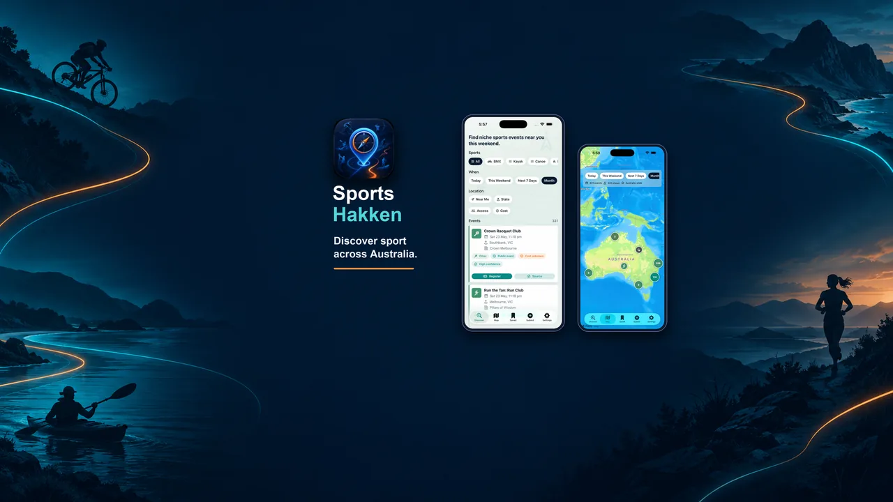 Sports Hakken app showcase