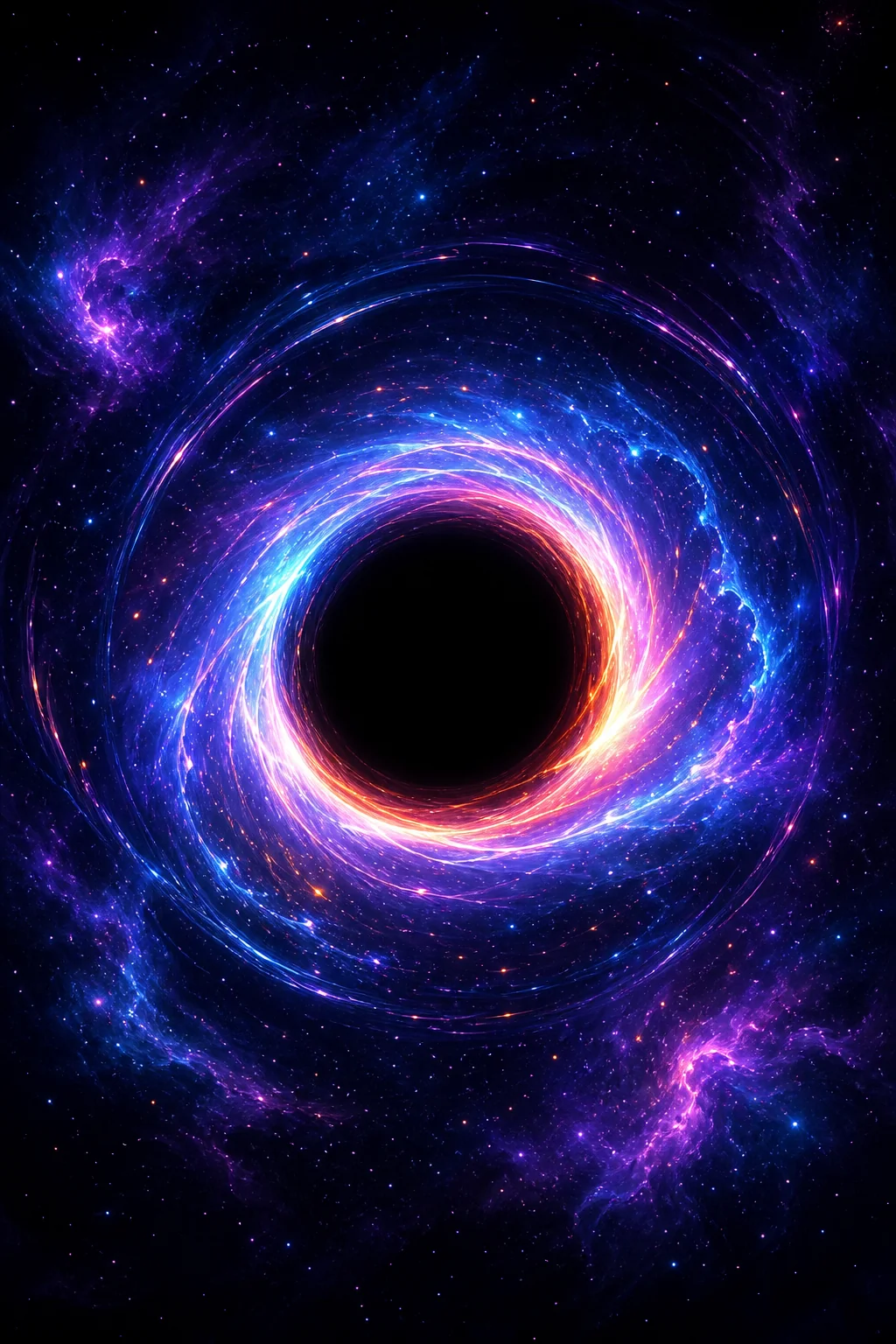 BlackHole Drop portrait menu background art